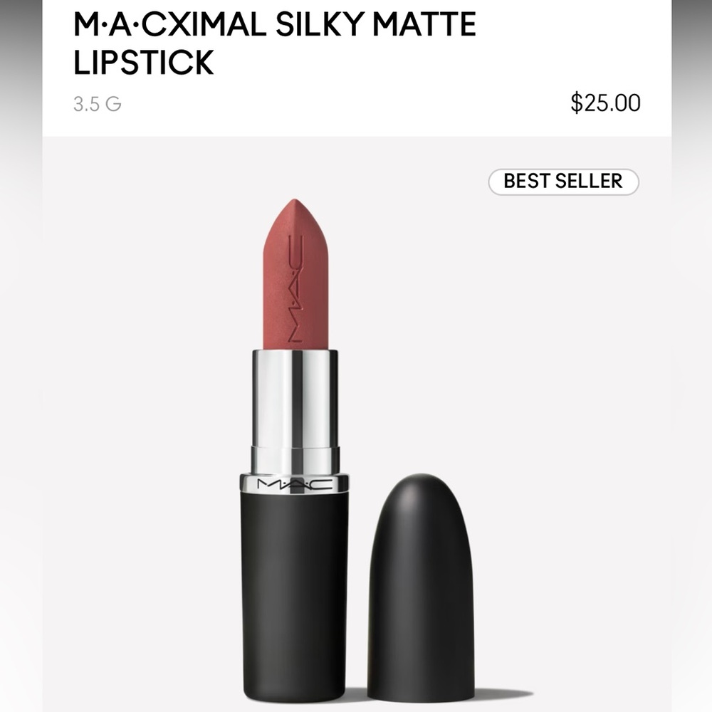 ‼️ LAST ONE 💋 VELVET TEDDY a M·A·CXIMAL SILKY MATTE LIPSTICK. RETAIL $25.  **NEW - Picture 11 of 14
